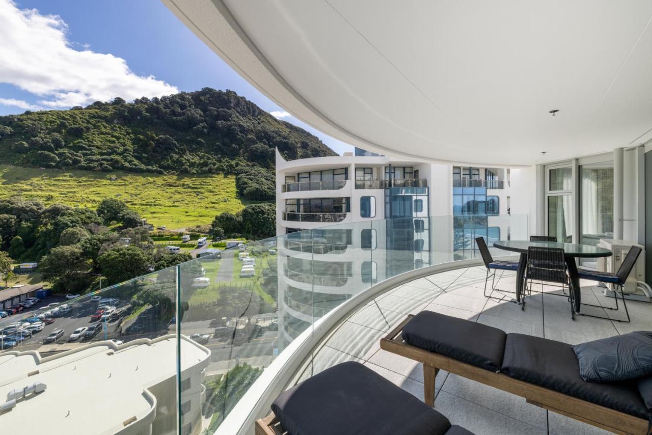 Oceanside Apartment With Iconic Views Mount Maunganui Eksteriør bilde