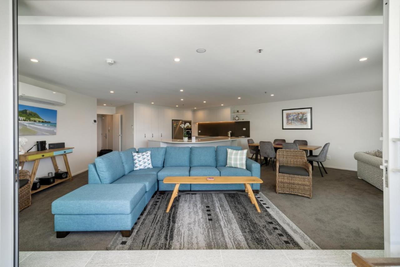 Oceanside Apartment With Iconic Views Mount Maunganui Eksteriør bilde