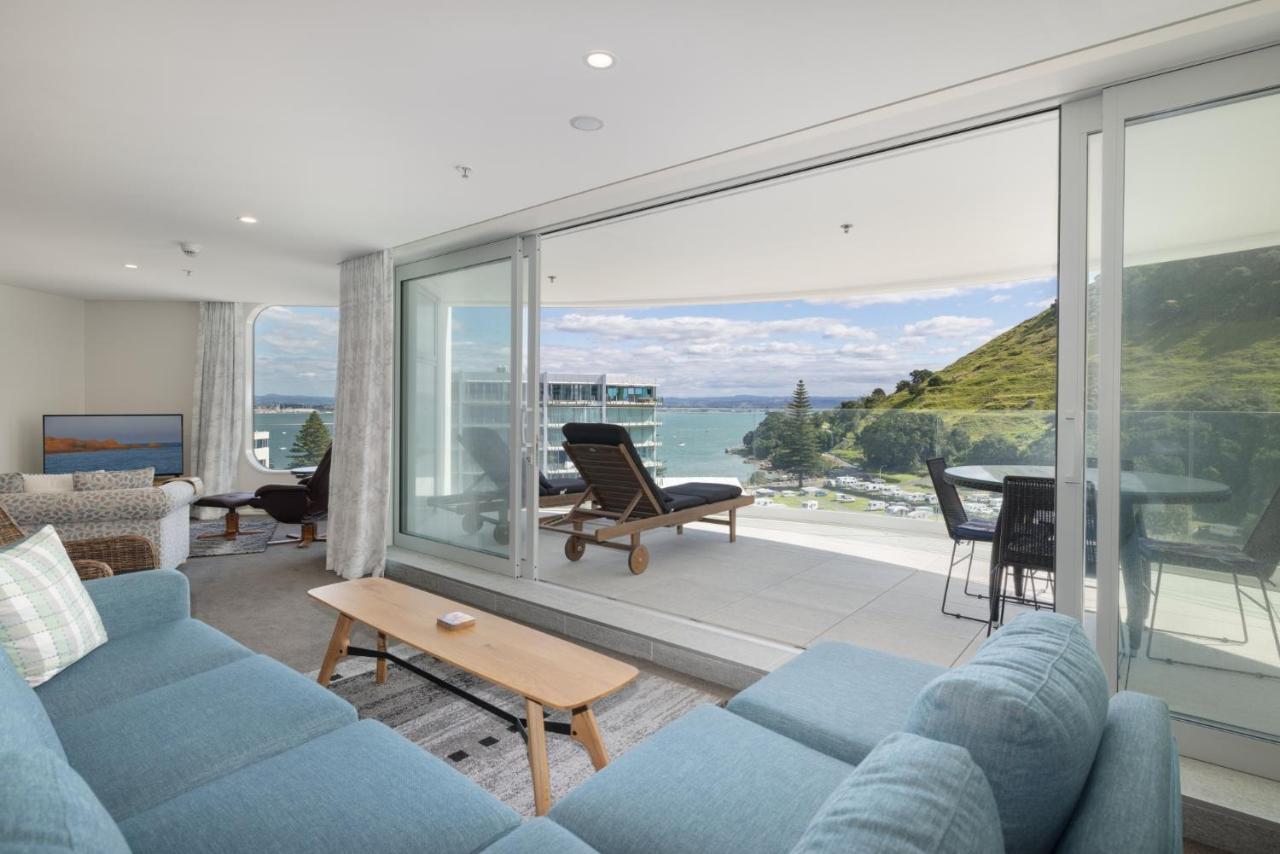 Oceanside Apartment With Iconic Views Mount Maunganui Eksteriør bilde