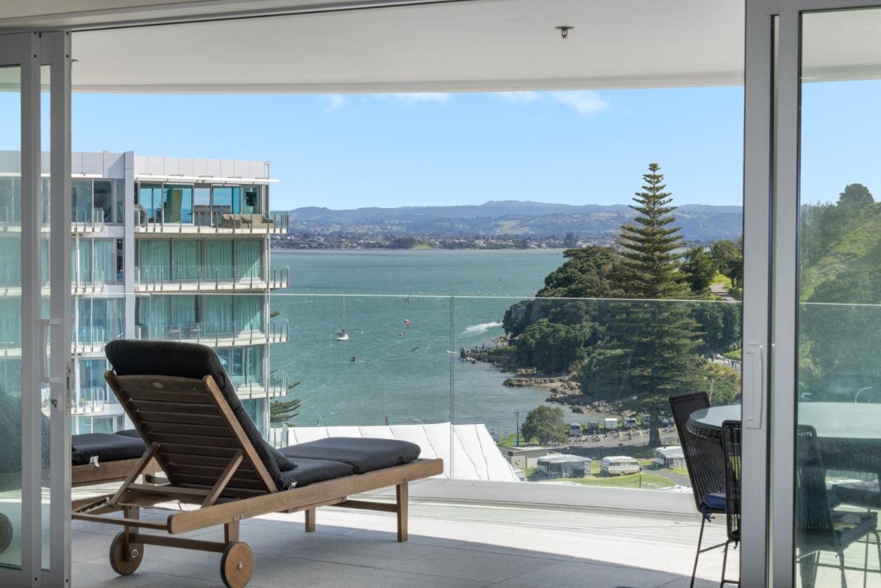 Oceanside Apartment With Iconic Views Mount Maunganui Eksteriør bilde