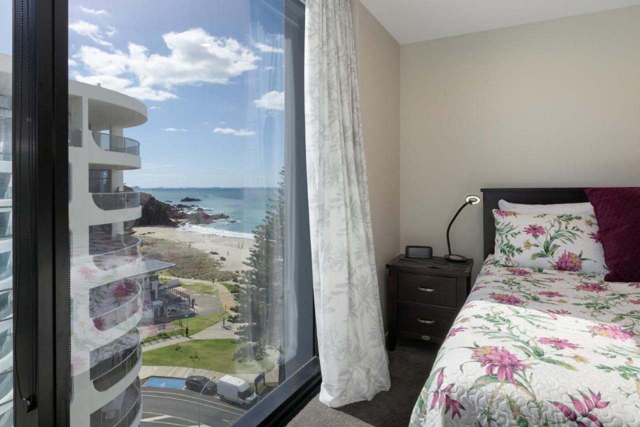 Oceanside Apartment With Iconic Views Mount Maunganui Eksteriør bilde